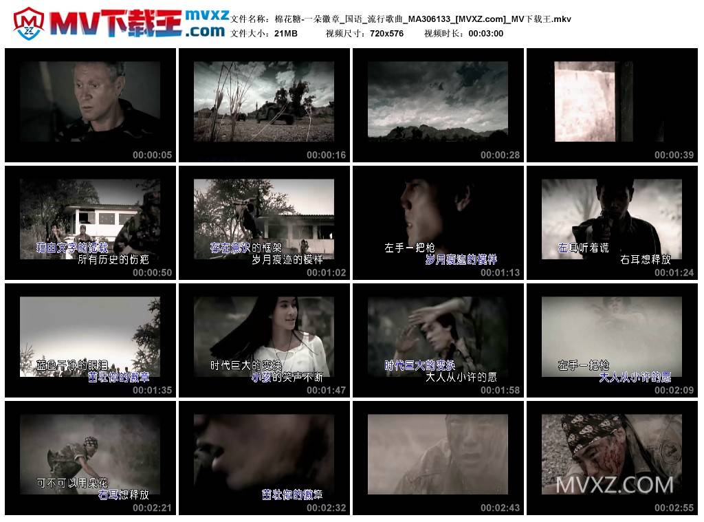 棉花糖-一朵徽章_国语_流行歌曲_MA306133